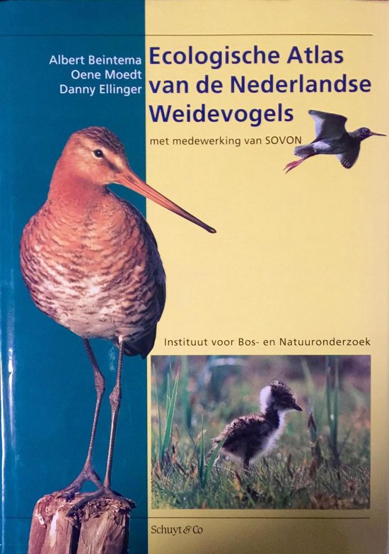 Ecologische Atlas Ned. Weidevogels — boekomslag