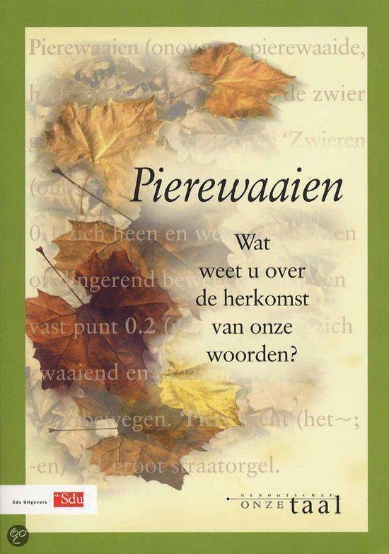 Pierewaaien — boekomslag