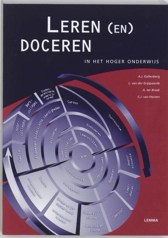 Leren (en ) doceren in het Hoger Onderwijs — omslag