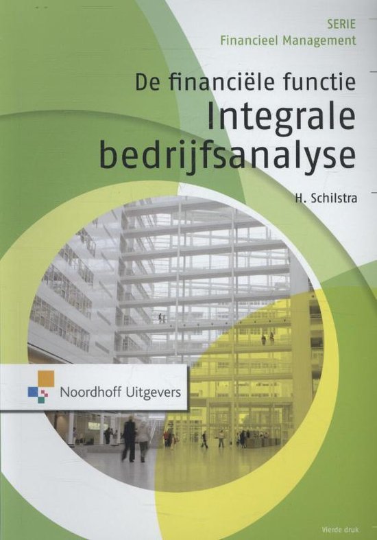 Financieel management  -   De financiele functie — boekomslag