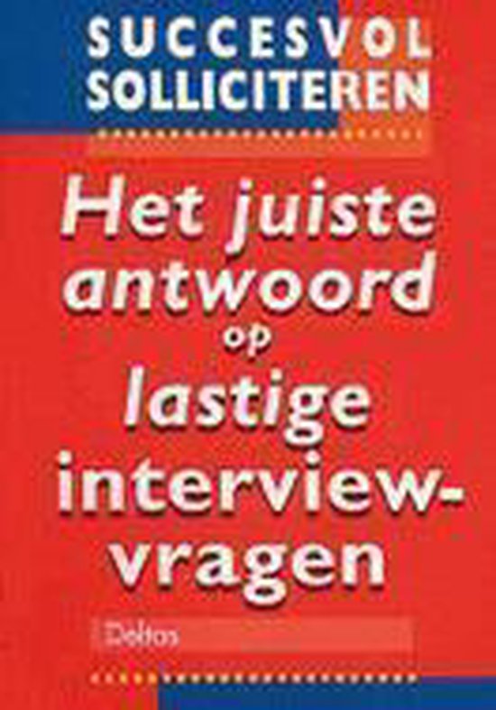 Succesvol Solliciteren — boekomslag