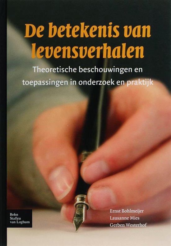 De betekenis van levensverhalen — boekomslag