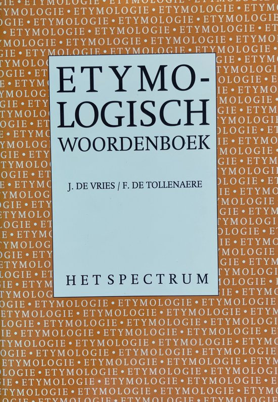 Etymologisch woordenboek — boekomslag