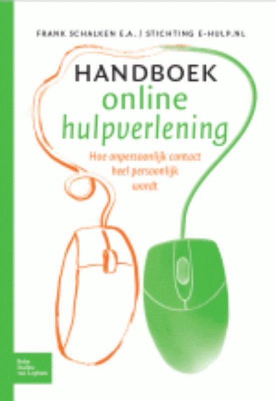 Handboek online hulpverlening — boekomslag