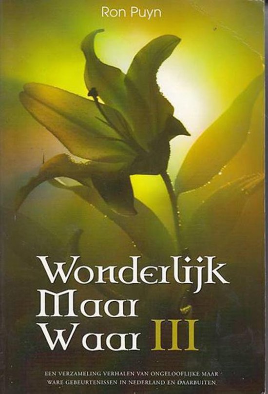 Wonderlijk maar waar III — omslag