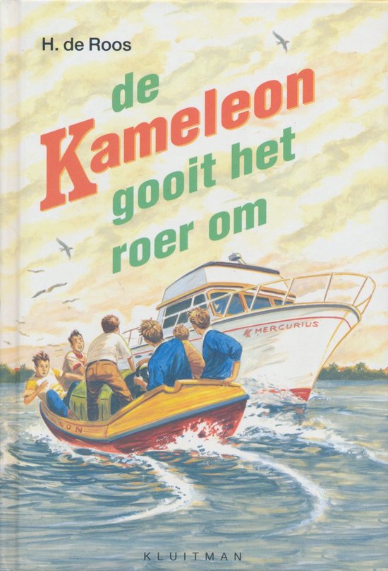 De kameleon gooit het roer om — boekomslag