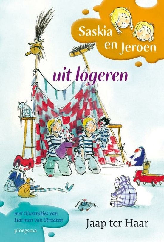 Saskia En Jeroen Gaan Logeren — boekomslag