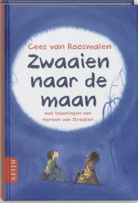 Zwaaien naar de maan — boekomslag