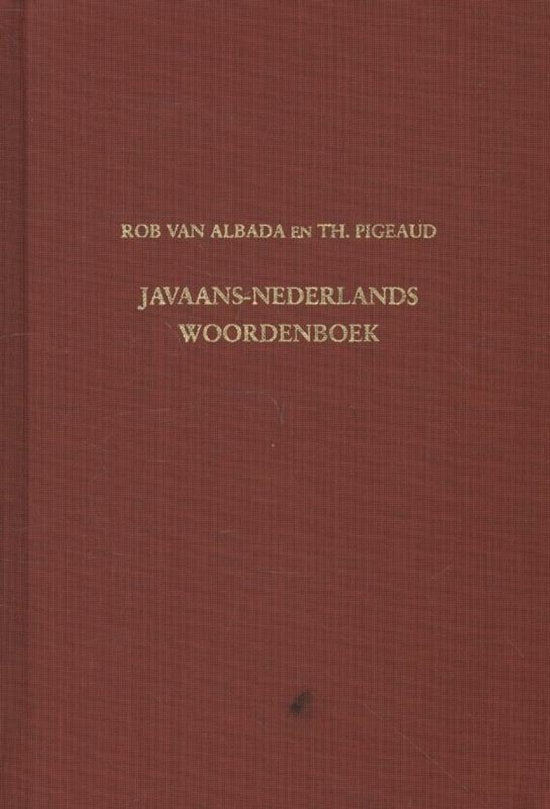 Javaans-Nederlands Woordenboek — boekomslag