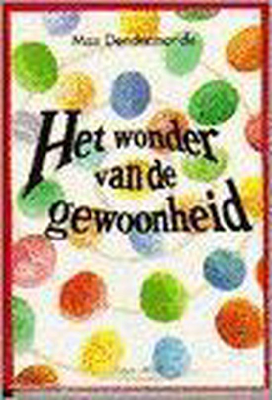 Wonder van de gewoonheid — boekomslag