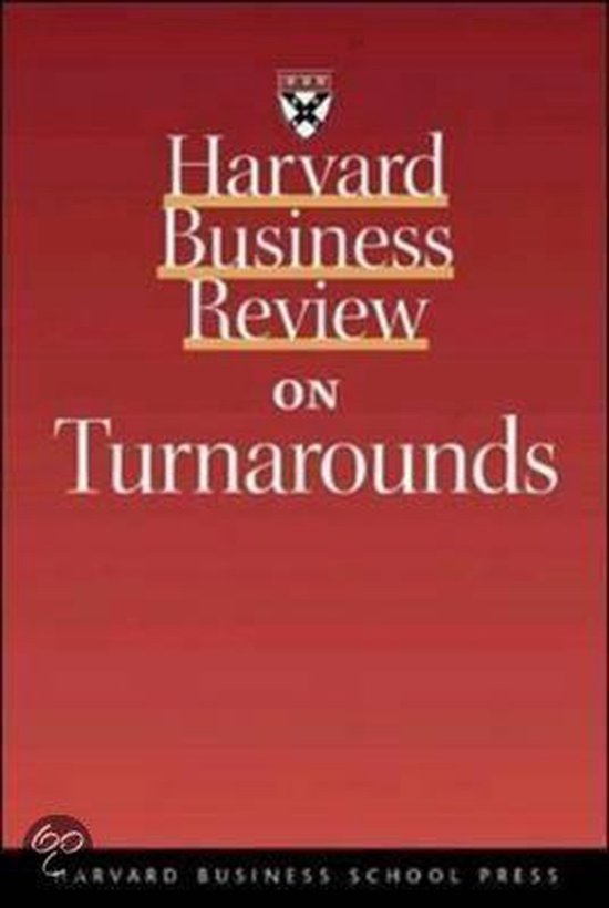 Harvard Business Review On Turnarounds — boekomslag
