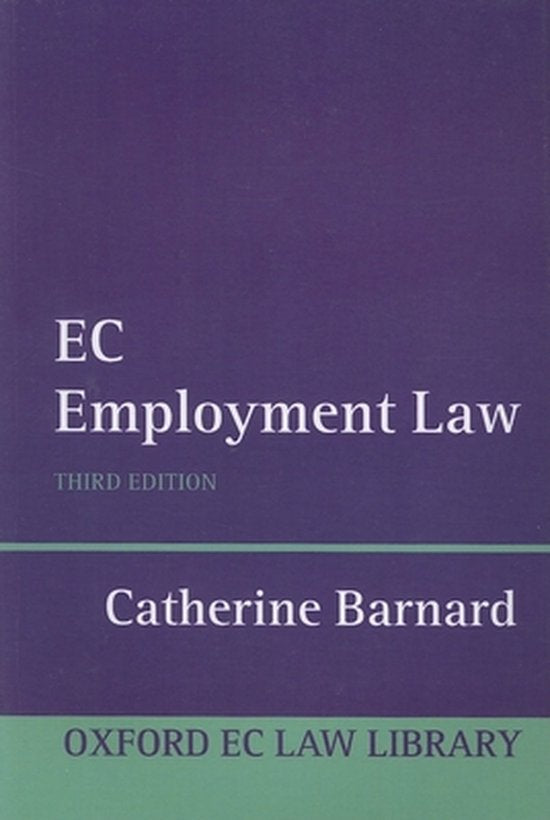Ec Employment Law — boekomslag