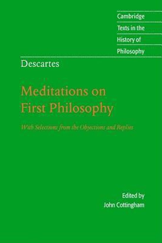 Descartes Meditations — boekomslag
