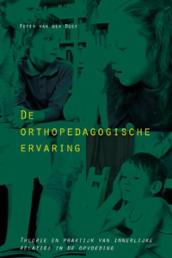 De orthopedagogische ervaring — boekomslag