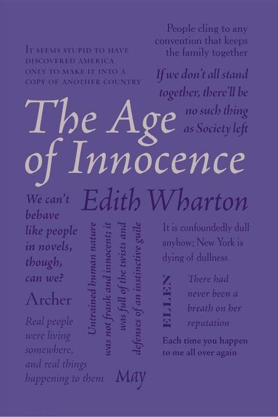 The Age of Innocence — omslag
