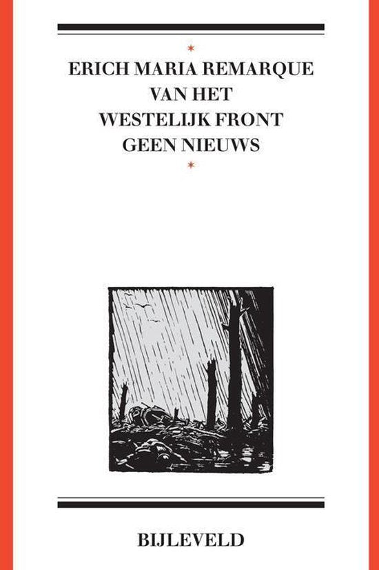 Van het westelijk front geen nieuws — boekomslag