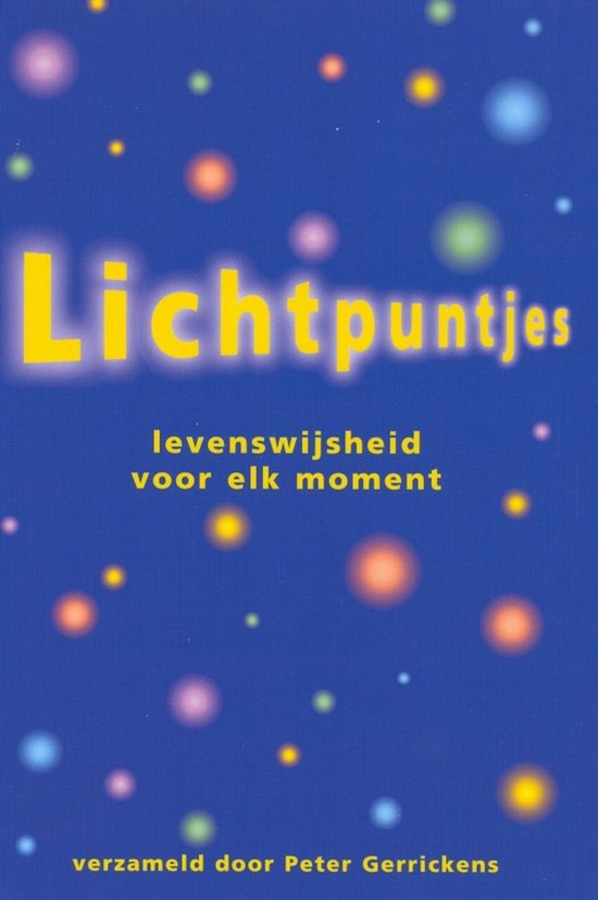 Lichtpuntjes — boekomslag