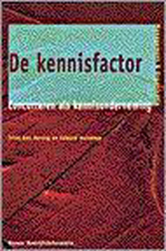 De kennisfactor — boekomslag