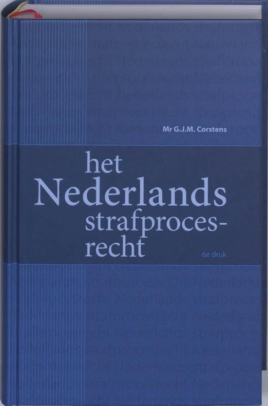 Het Nederlands strafprocesrecht — boekomslag