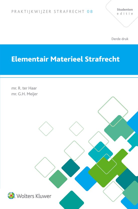 Elementair materieel strafrecht — boekomslag
