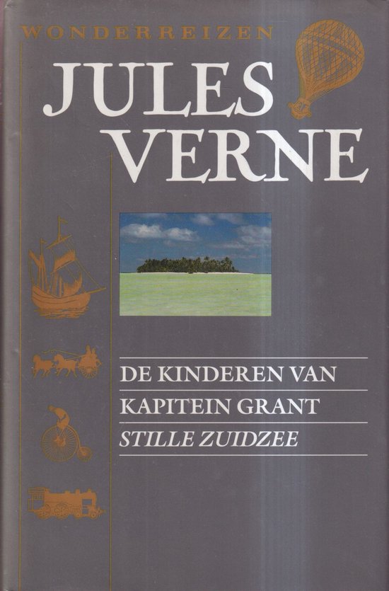 de stille zuidzee - jules verne — boekomslag
