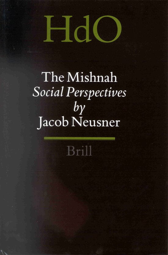 The Mishnah, Social Perspectives Volume 2 — boekomslag