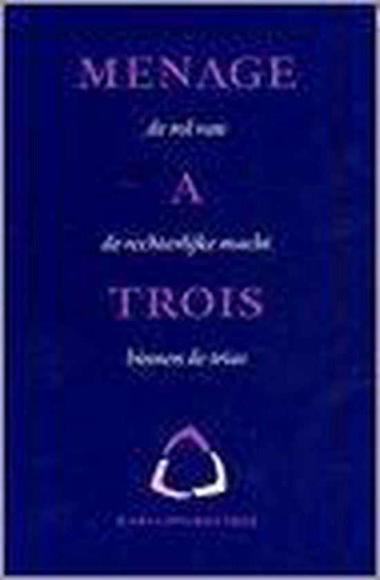 Menage a trois — boekomslag