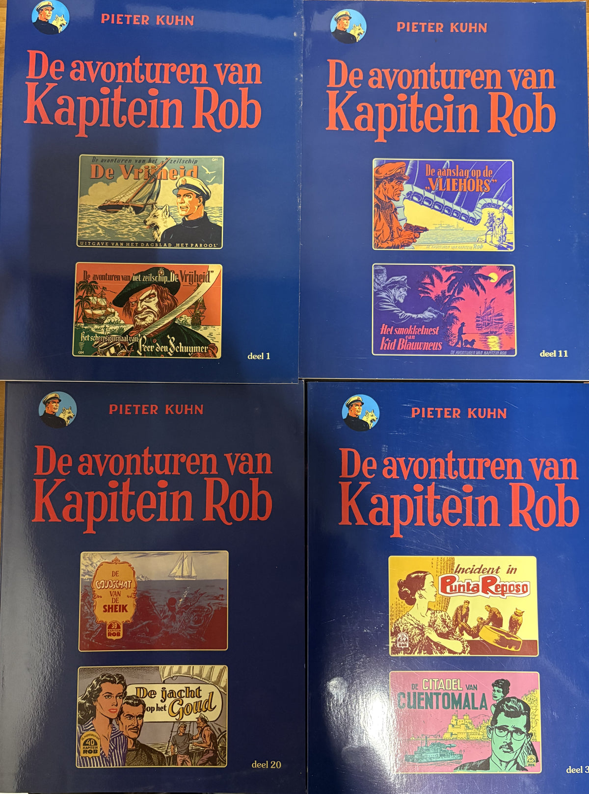 De Avonturen van Kapitein Rob deel 1 t/m 40  Pieter Kuhn