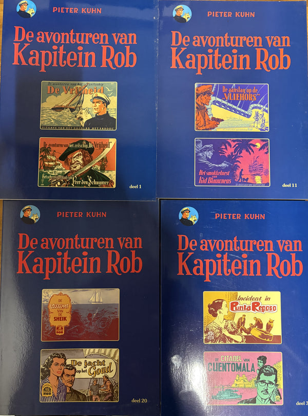 De Avonturen van Kapitein Rob deel 1 t/m 40  Pieter Kuhn