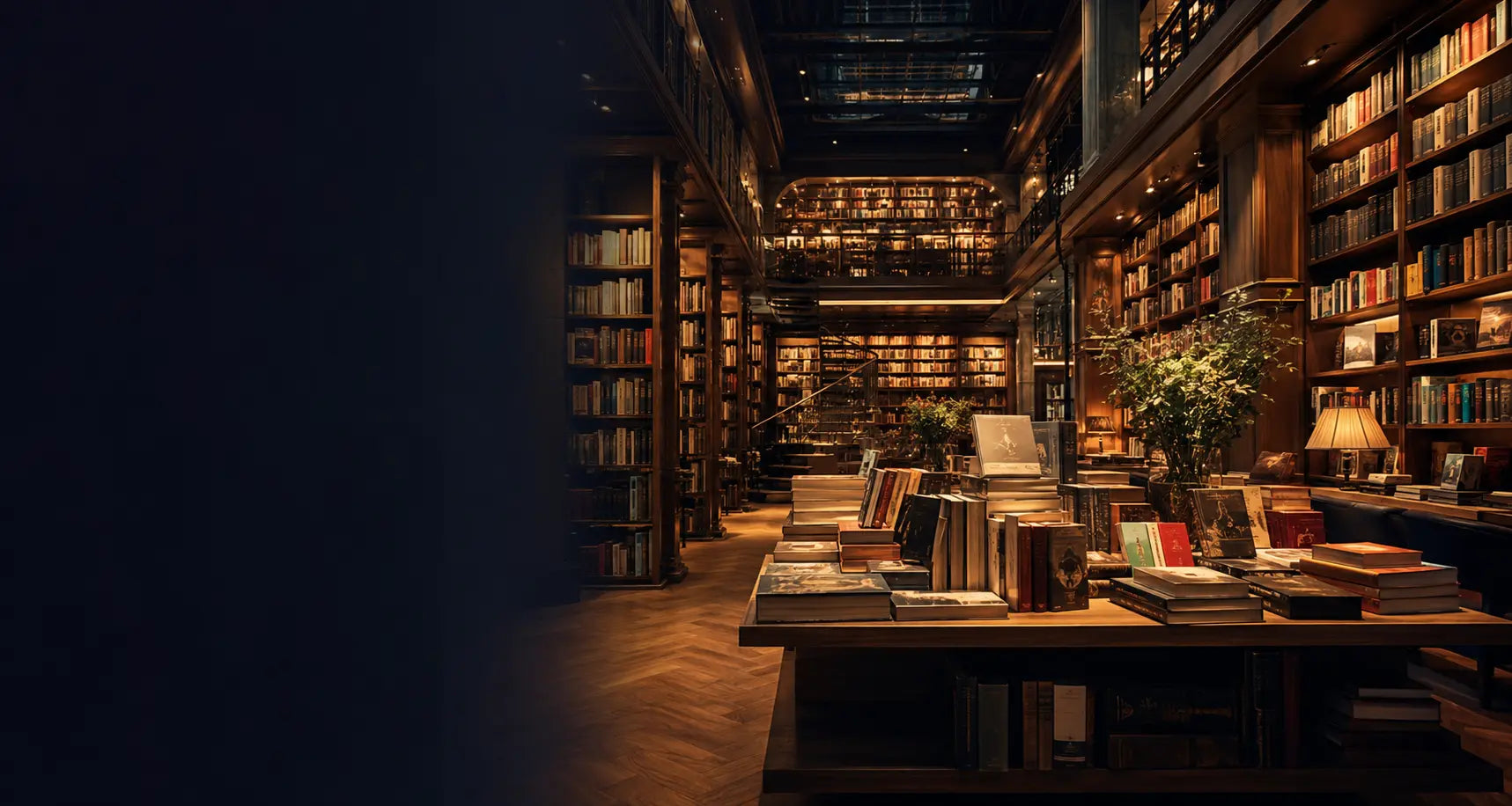 Een sfeervolle bibliotheek vol boeken